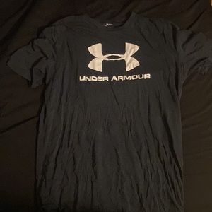 Mens Black Underarmour Tshirt